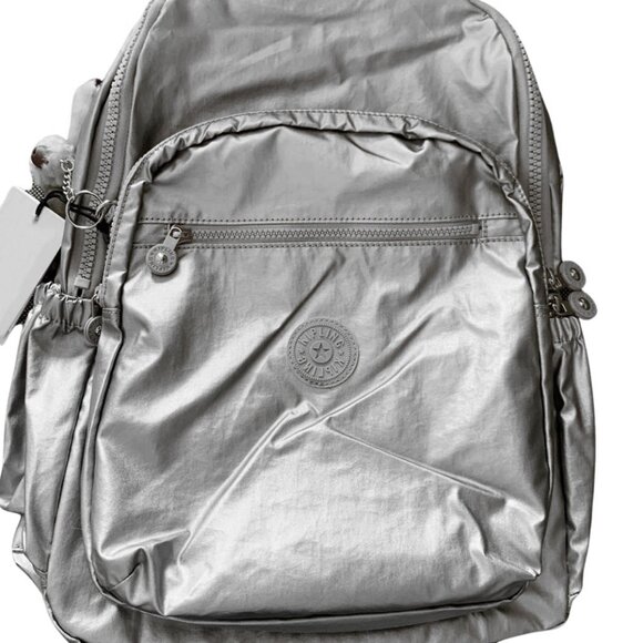 brand new reduced Kipling vintage 45cm 15" backpack Seoul large open-sid… - Picture 1 of 11
